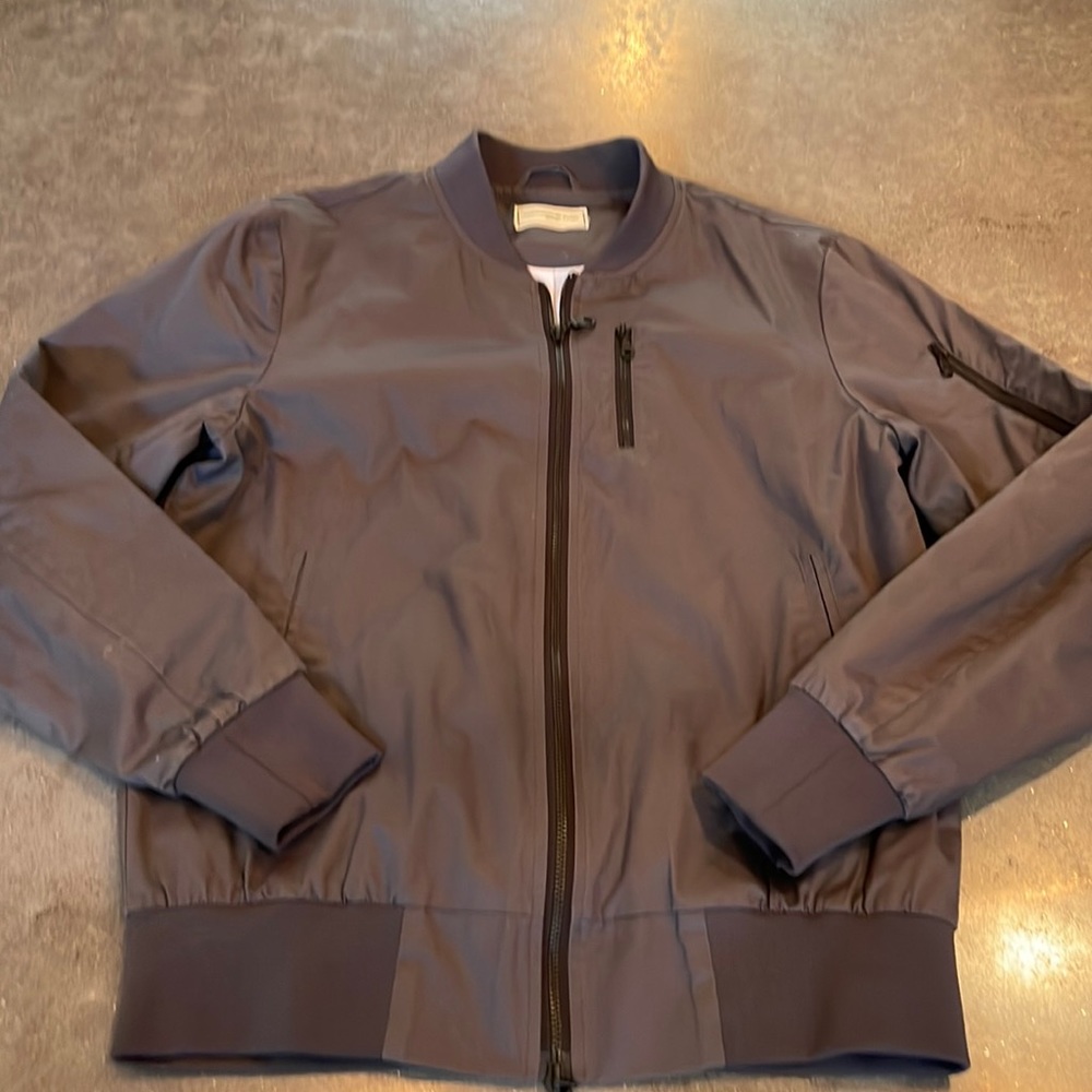 Mens Contemporary Goods Dressy Casual Bomber Jacket- Small -Light weight
